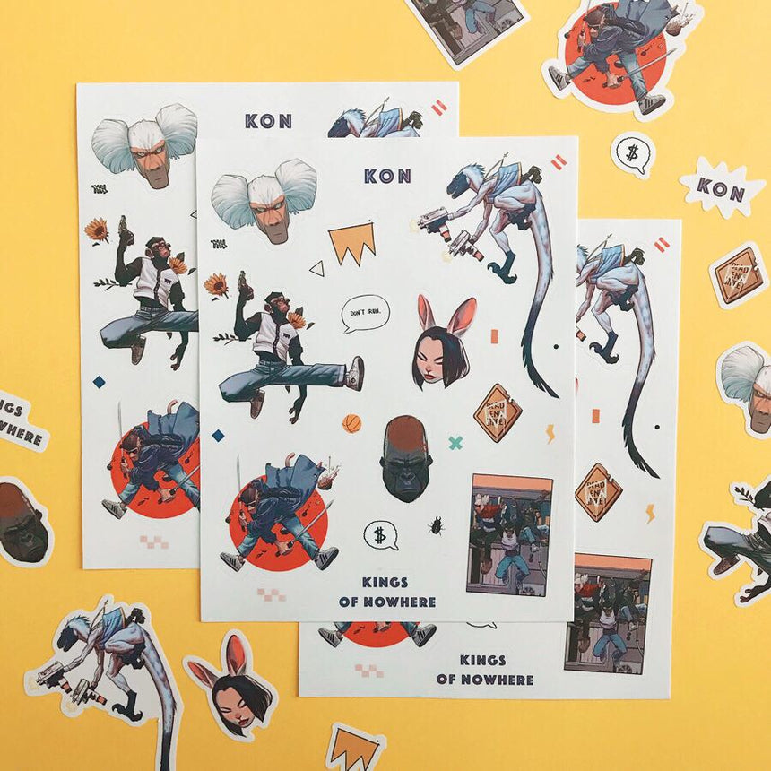 KON STICKER SHEET